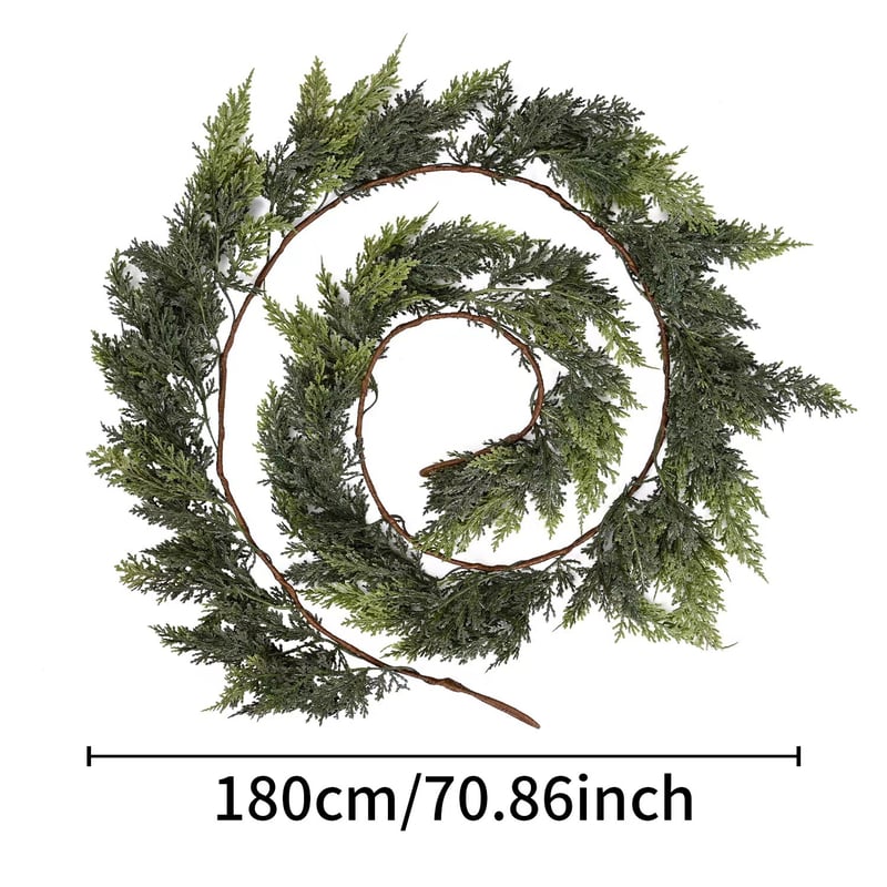 Cozy Christmas Cypress Garland