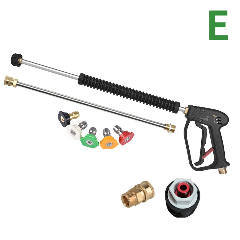 4000 PSI High-Pressure Washer Gun – Heavy-Duty Power Washer Spray Gun for Car, Patio & Driveway Cleaning