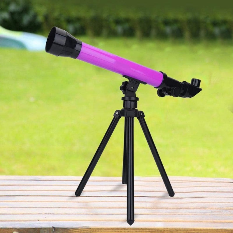 Children's Plastic Telescope with 3 Eyepieces and Tripod Stand