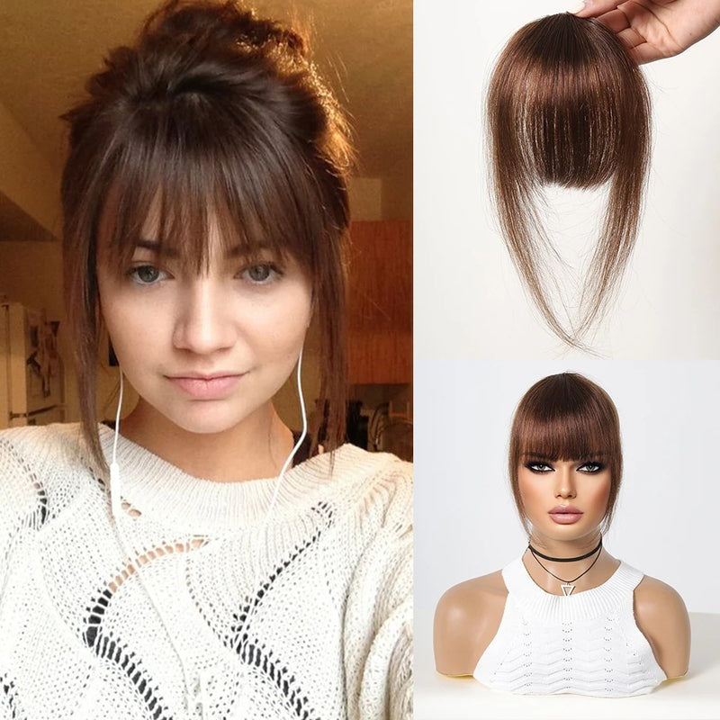 Clip-in Human Hair Bangs - Natural Look & Easy Styling
