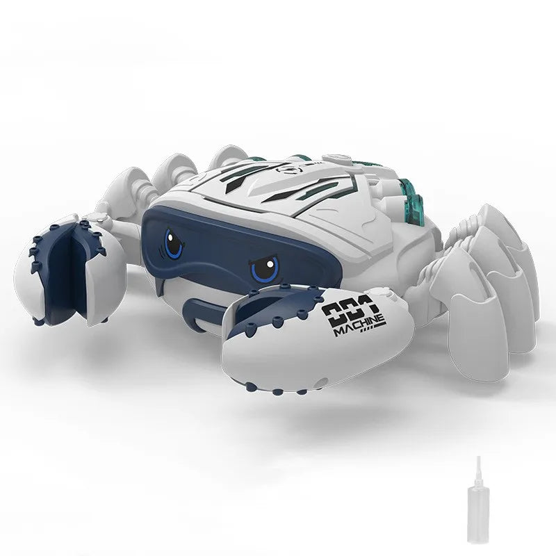 Dancing LED Crab Toy With Water Spray, Sound Effects, Lifelike Movement, Realistic Design for Ages 3+