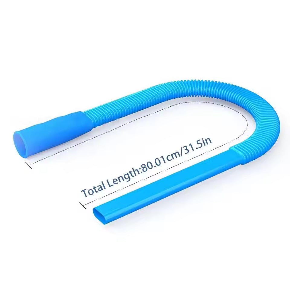 Deep Clean Dryer Vent Kit with Universal Vacuum Adapter, Flexible and Extendable Hose