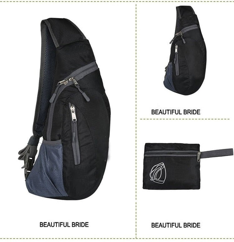 Fashionable Waterproof Chest Pack, Crossbody Shoulder Bag for Outdoor Activities