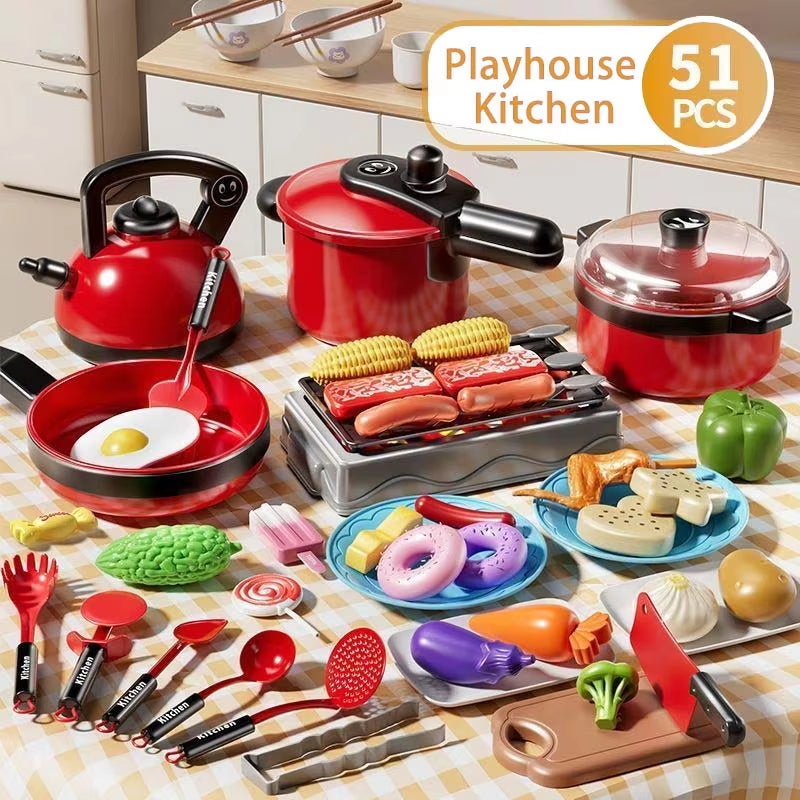 Fidelity Cooking Toys with Highly Simulated, Diverse Accessories, Suitable at Home or School, Safe for Ages 3+