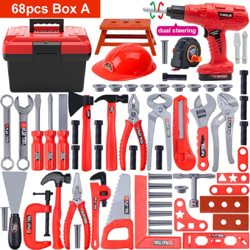 Kid's Ultimate Construction Playset with Kids Engineering Workshop Bench Included, Safe for Ages 3+