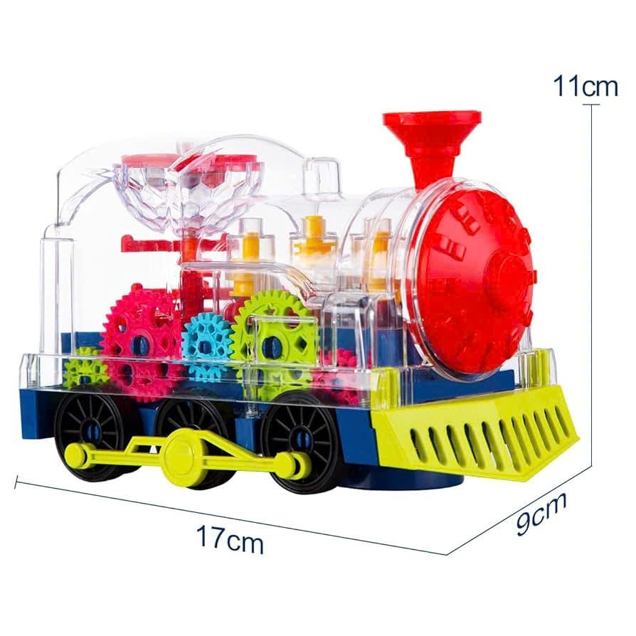 Light & Sound Train Toy for Kids – Interactive Locomotive with Realistic Lights, Sounds and Moving Wheels