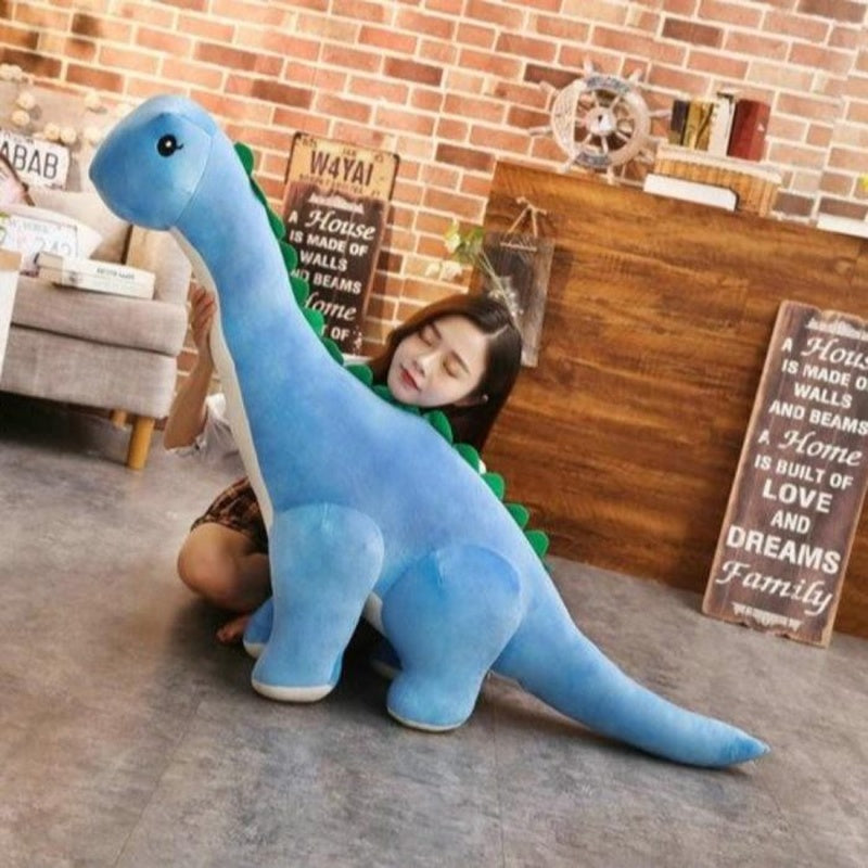 Long Neck Dino Pillow Plush 3D Stuffed Animal Brachiosaurus