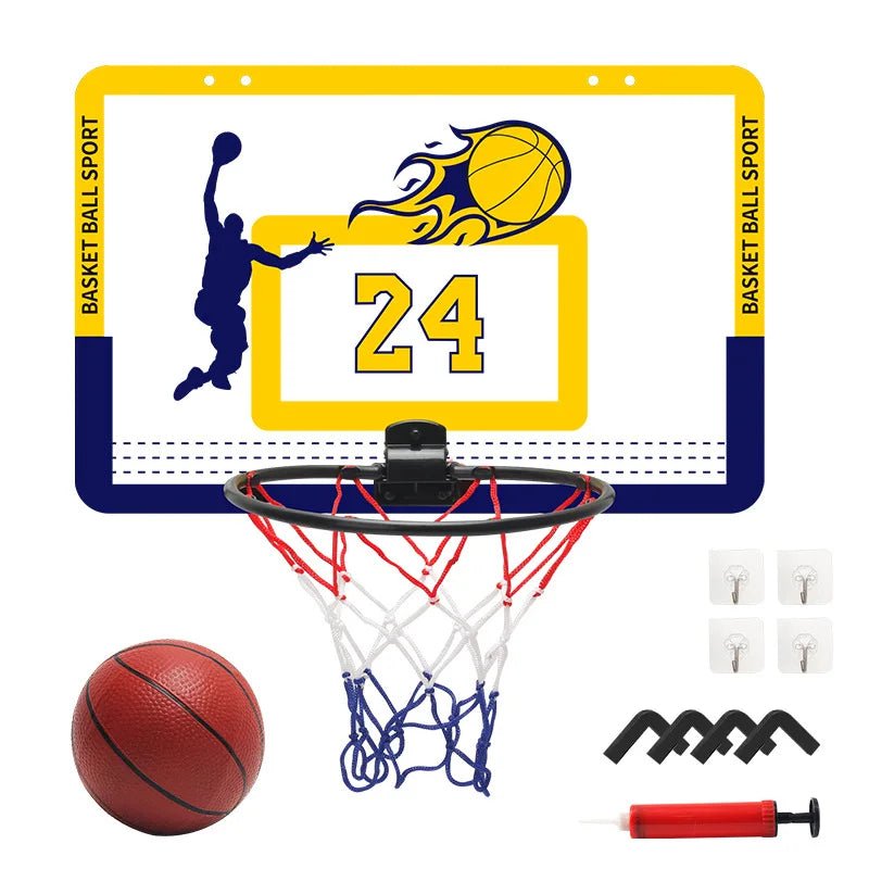 Mini Basketball Hoop with Indoor & Outdoor, Foldable, Silent, Durable Plastic For Ages 3+