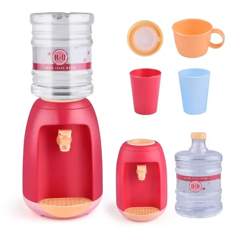 Montessori Mini Water Dispenser Toy Holds up to 1.8 Liters, Made of Non-Toxic ABS Plastic, Safe for Ages 3+
