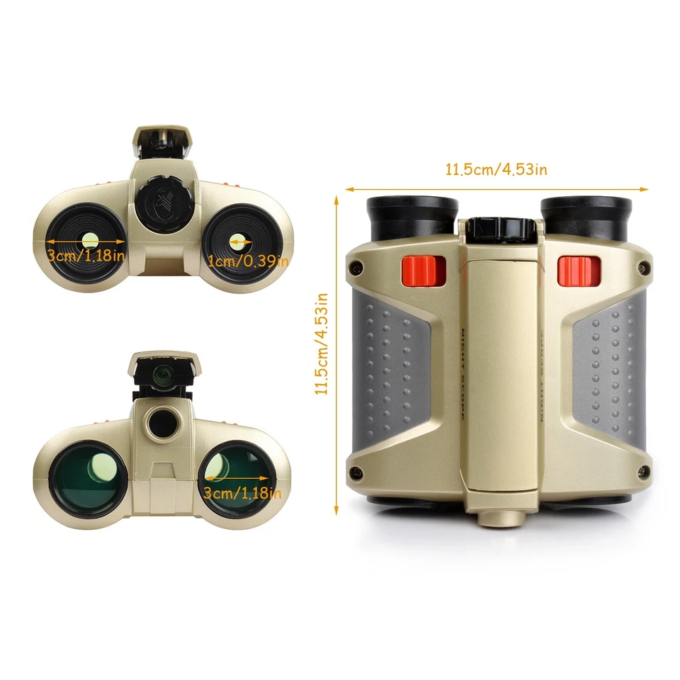 Night Vision Binoculars for Kids - Perfect for Outdoor Games, Wildlife Watching and Exploration
