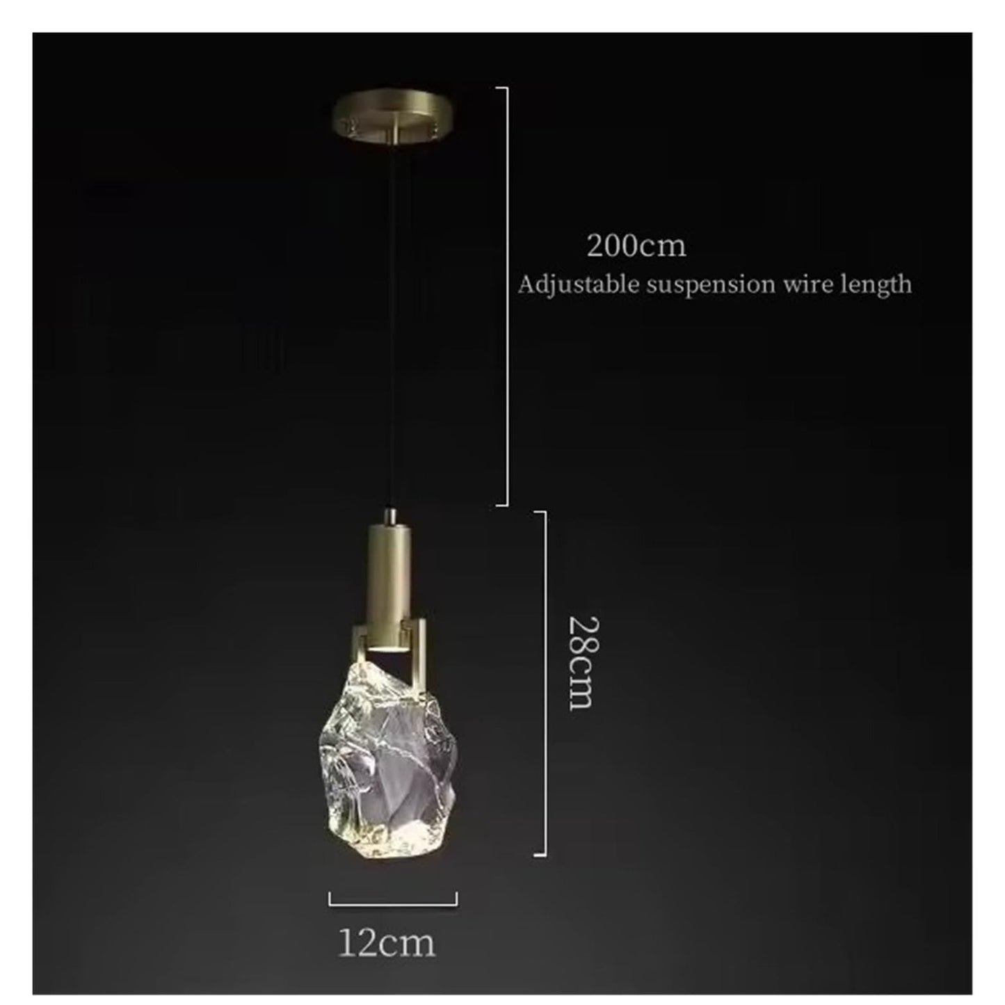 Nordic Crystal LED Pendant Light – Elegant Dining Room, Bar, Kitchen, and Bedroom Hanging Lamp, Luxury Suspension Chandelier for Modern Home Décor