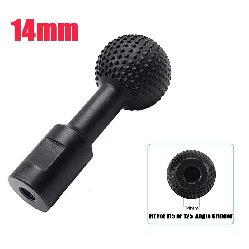 Precision Wood Groove Carving Tool with Spherical Spindle for Ball Angle Grinders