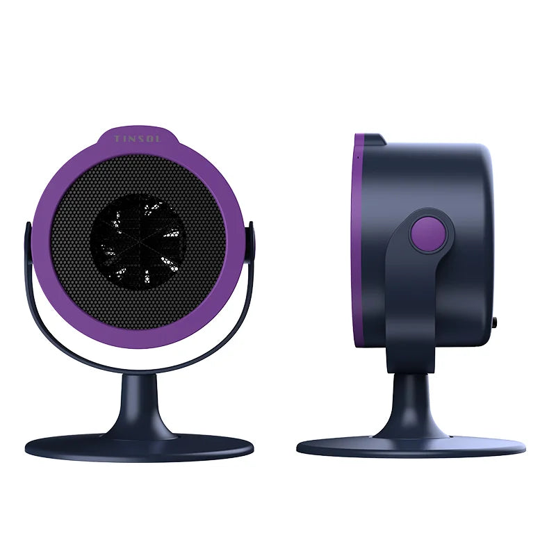 Compact Desktop Heater With Two-Level Warmth Adjustment