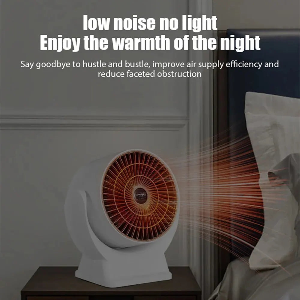 Portable Low Noise Fast Heating Fan Heater