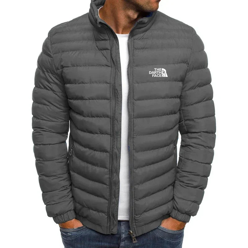 Men'S Autumn Winter Stand Collar Slim Jacket