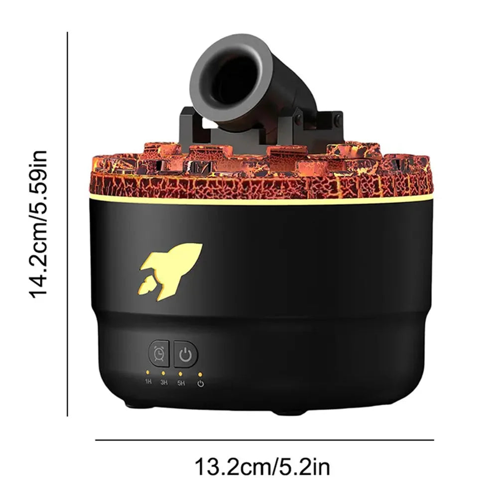 Volcanic Lava Aromatherapy Humidifier Night Light Diffuser