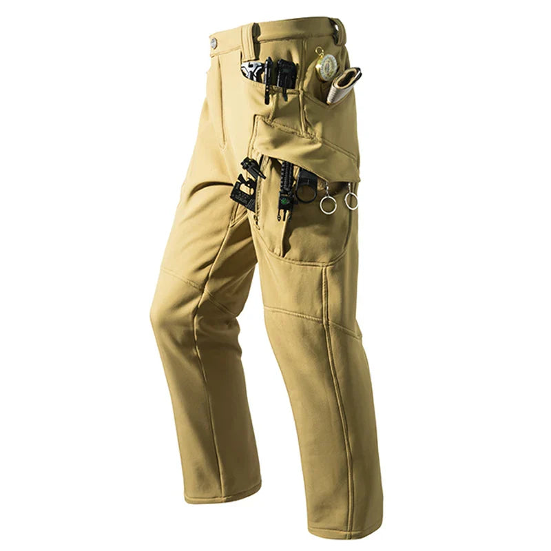 Men'S Waterproof Softshell Jacket And Cargo Pants Set
