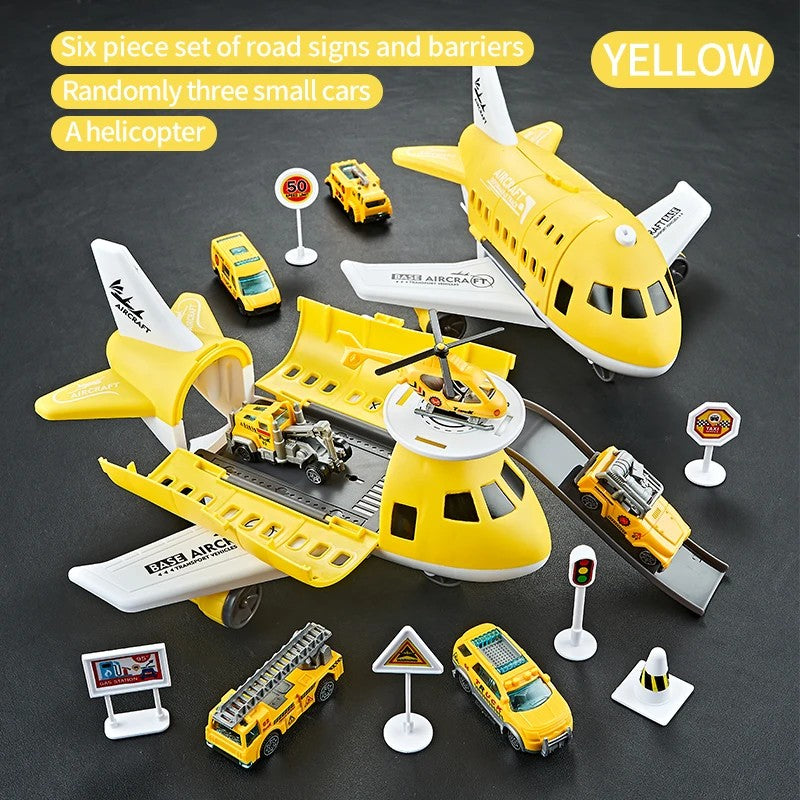 Transform Aircraft Toy, Boosts Logic & Imagination, Fun Playtime, Social Interaction, Safe for Aged 3+
