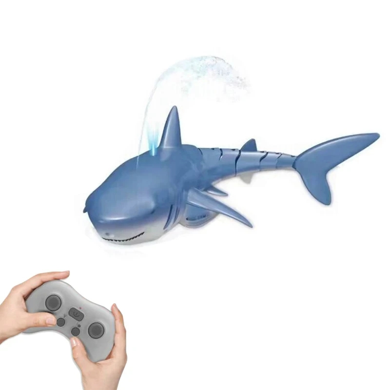 Water Spray Remote Control Shark Toy Electric Toy under the Water Gift for Kids
