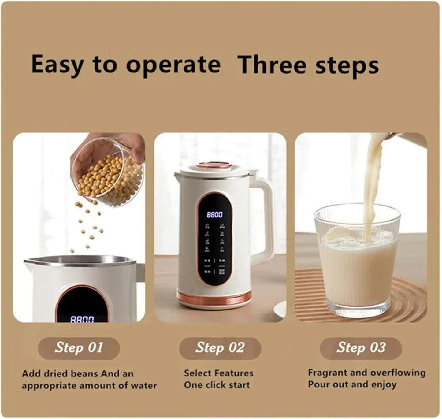 Nut Milk Maker Machine for Plant-Based Drinks