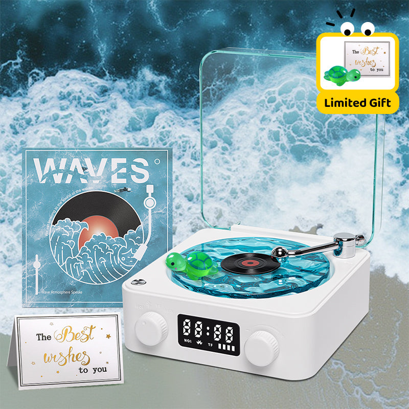 Premium Waves Retro Bluetooth Vinyl Record Player Light