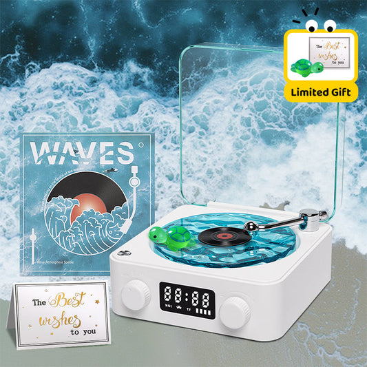 Premium Waves Retro Bluetooth Vinyl Record Player Light