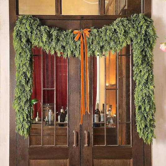 Cozy Christmas Cypress Garland