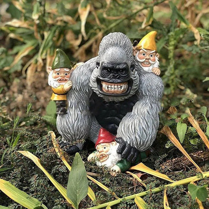 Hungry Gnomes Garden Statue