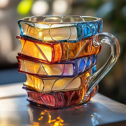Hand Painted Mug for Book Lovers