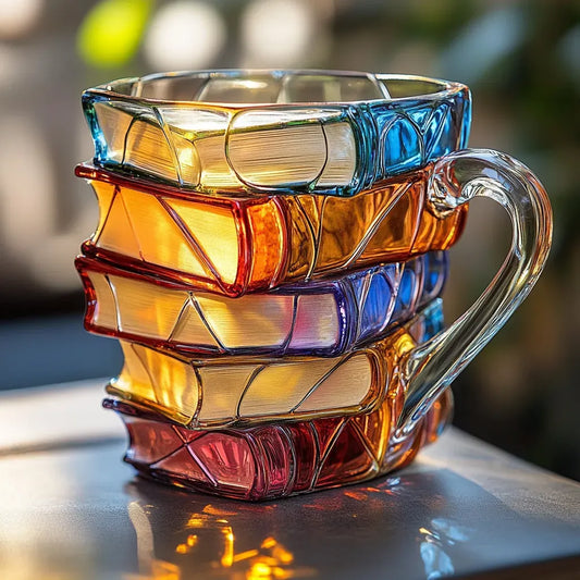 Hand Painted Mug for Book Lovers
