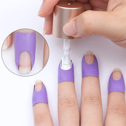 10PCS U-Shaped Nail Polish Barrier with Latex-Free, Spill-Proof Protection