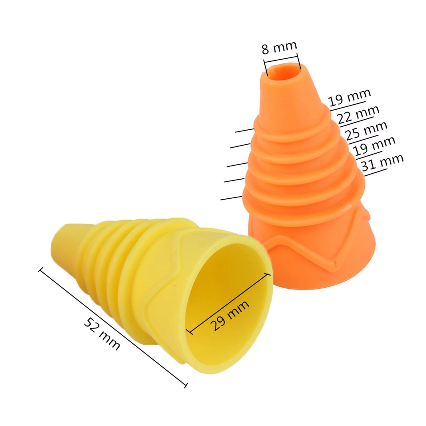 10Pcs Fruit Fly Trap With Smart Funnel Design, Eco-Friendly And Made From Food-Grade Silicone For Indoor And Outdoor Use
