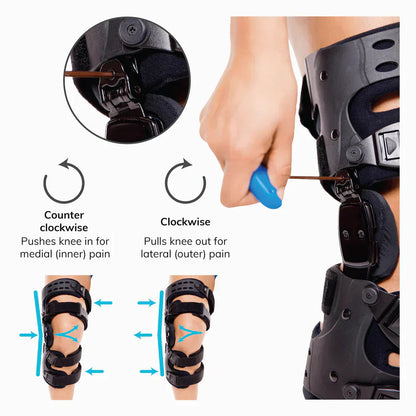 Unloader Knee Support Brace with Medial and Lateral Support