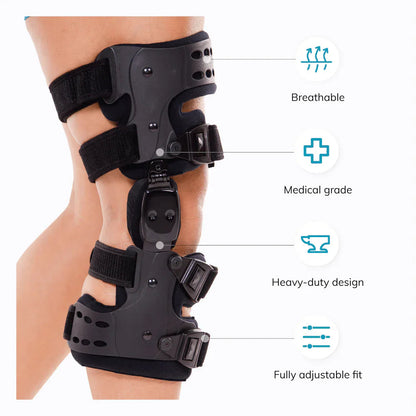 Unloader Knee Support Brace with Medial and Lateral Support