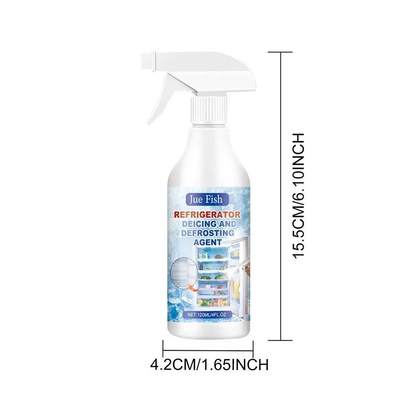 120ml Fast-Acting Fridge Freezer Defrosting Spray, De-Icer Spray for Refrigerator Defroster