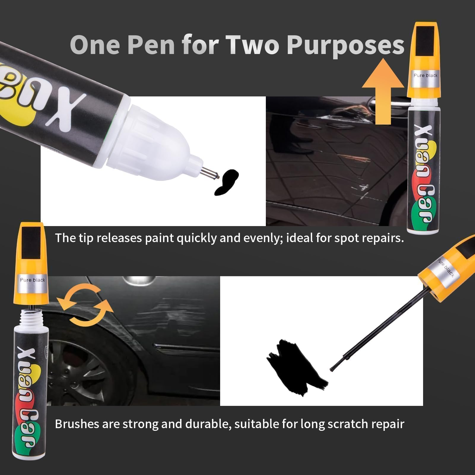 12 ml Car Scratch Repair Pen, Minor Remove Portable Color Tool Suitable For Different Kinds Car