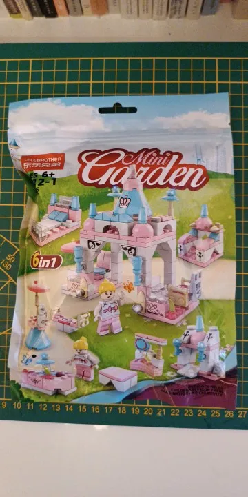 131Pcs 6-in-1 Mini Castle Building Block Kit, Unique Structures Toy, Safe for Ages 6+