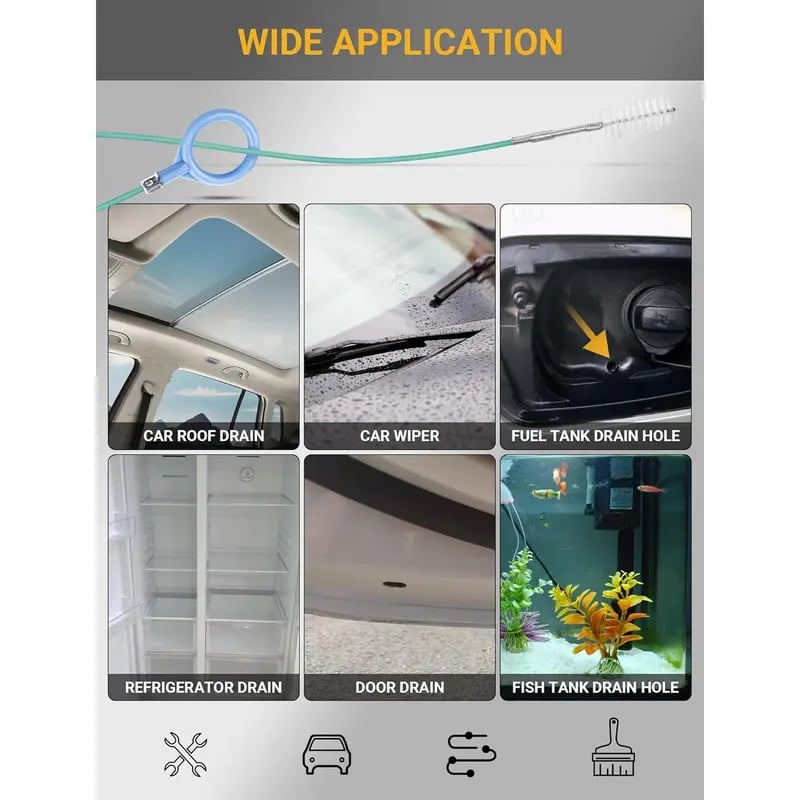 Upgraded Sunroof Drain Cleaning Tool