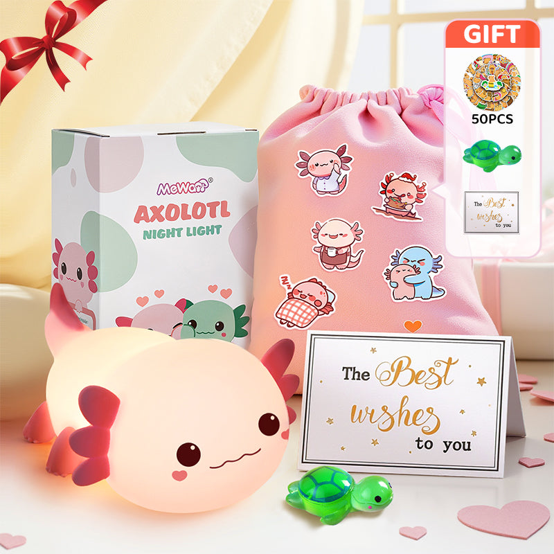 Axolotl Cute Squishy Night Light