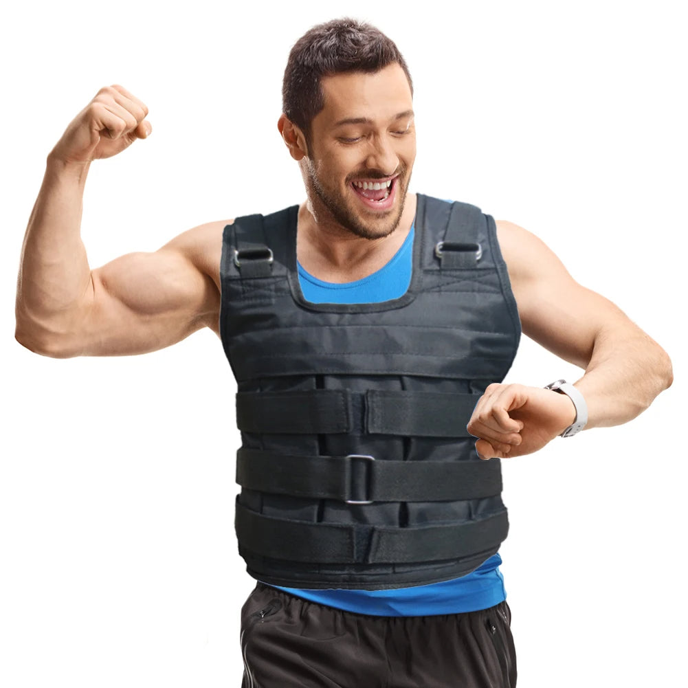 Adjustable Weighted Vest for Running, Walking and Workouts