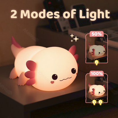 Axolotl Cute Squishy Night Light