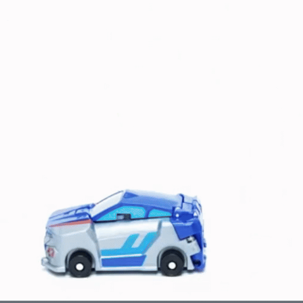 2-in-1 Collision Transforming Dinosaur Car with Automatic Collision Transformation, Manual Play, Safe for Ages 3+