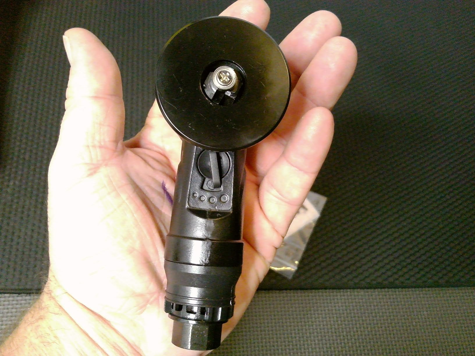 2-in-1 Mini Pneumatic Chamfering Tool – Compact Air-Powered Deburring & Edge Grinding Tool for Precision Metalwork