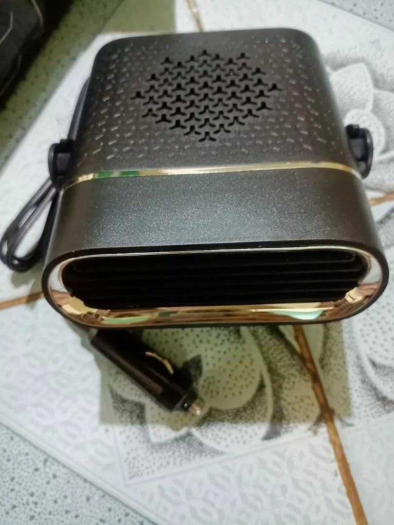 2-in-1 Portable Car Heater With 360° Rotation, Dual Hot & Cool Modes, Fog & Ice Removal