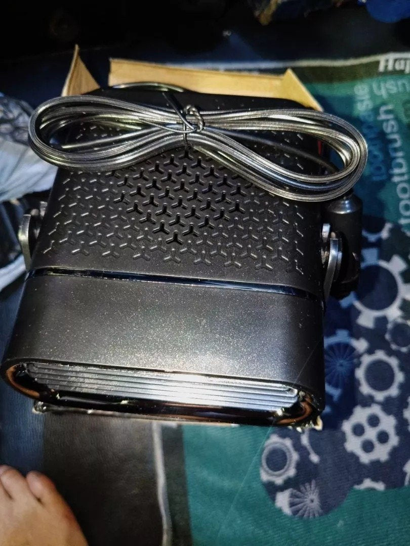 2-in-1 Portable Car Heater With 360° Rotation, Dual Hot & Cool Modes, Fog & Ice Removal