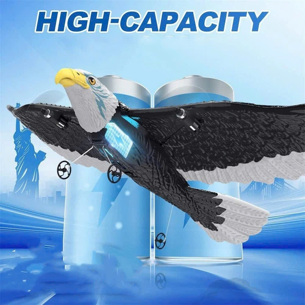2.4GHz Remote Control Eagle Bird with Built-in Battery, Safe for Ages 8+