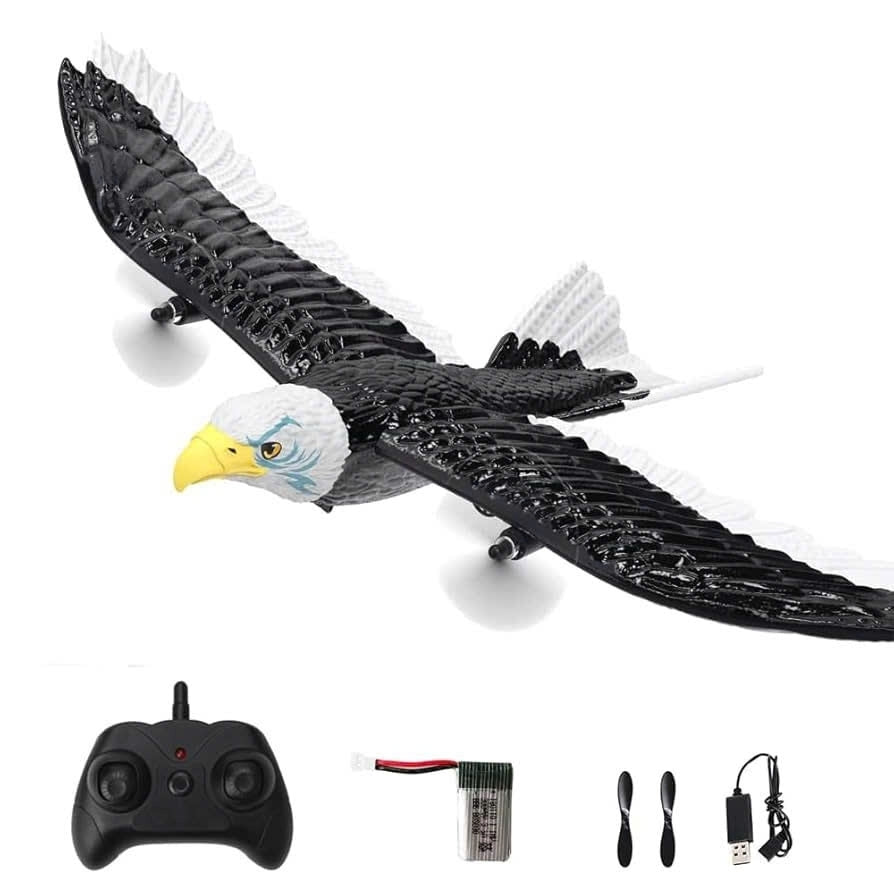 2.4GHz Remote Control Eagle Bird with Built-in Battery, Safe for Ages 8+
