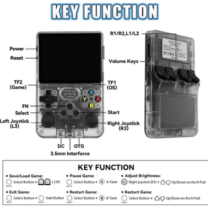 20000 Games of Pure Nostalgia! Handheld Console with 3.5-Inch IPS Screen