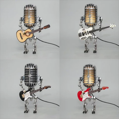 Robot Lamp with Guitar