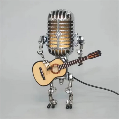 Robot Lamp with Guitar